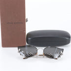 Louis Vuitton Swarovski Monogram Flower Cat's Eye Sunglasses Eyewear
