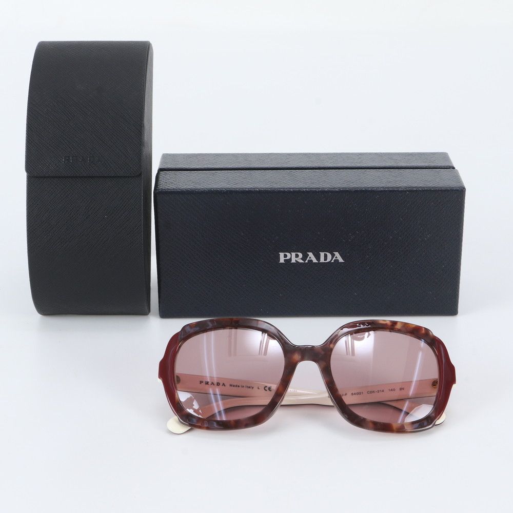 Prada Sunglasses 54 21 Eyewear Wine