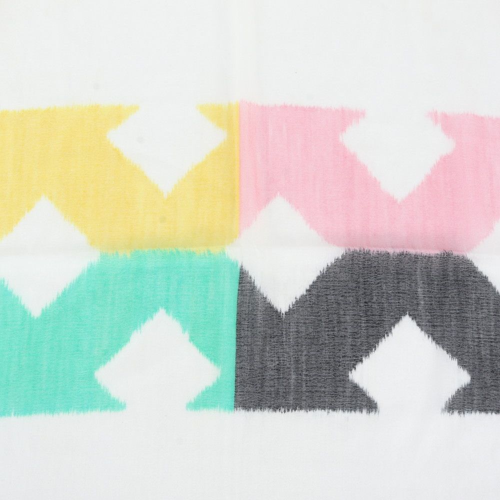 Hermes Carre Jean 140 Ikat H Net Cassisil Scarf — view 6