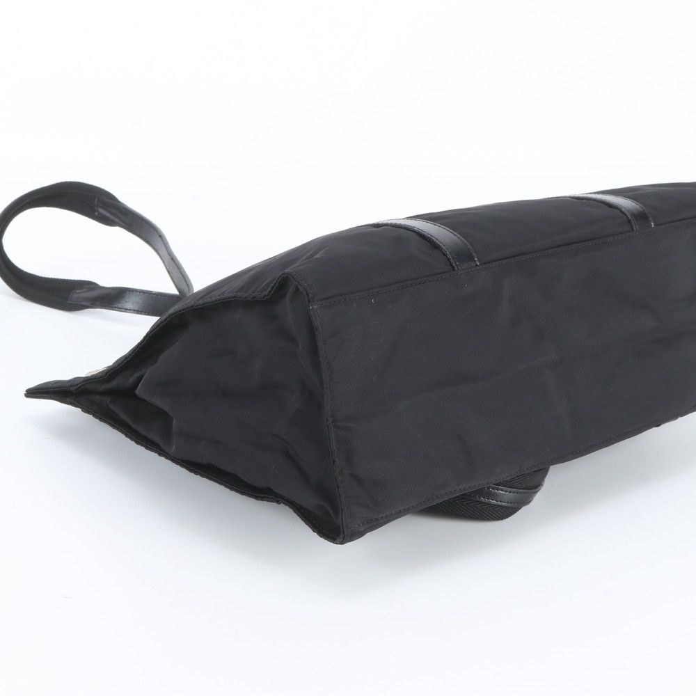 Prada Tessuto Nylon Leather Tote Bag — view 5