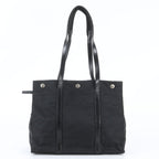 Prada Tessuto Nylon Leather Tote Bag — view 3