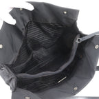Prada Tessuto Nylon Leather Tote Bag — view 7