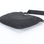 Prada Tessuto Nylon Triangle Logo Shoulder Bag Crossbody Messenger Black — view 4
