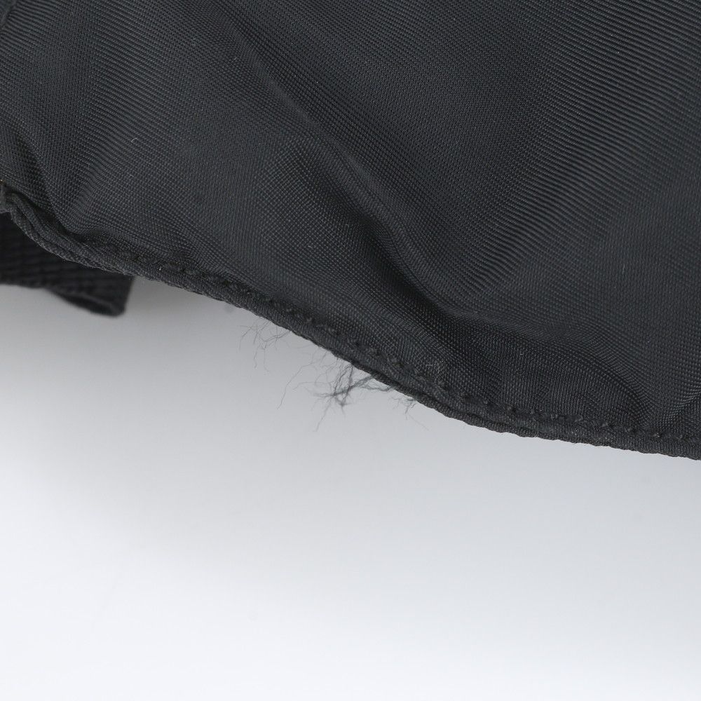 Prada Tessuto Nylon Triangle Logo Shoulder Bag Crossbody Messenger Black — view 8