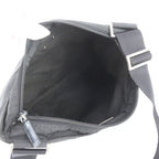 Prada Tessuto Nylon Triangle Logo Shoulder Bag Crossbody Messenger Black — view 7