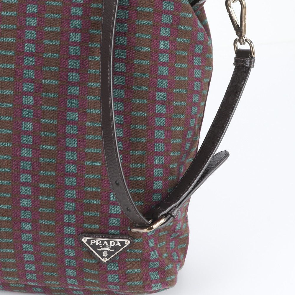 Prada Leather 2-Way Shoulder Bag Crossbody — view 3