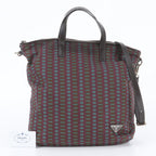 Prada Leather 2-Way Shoulder Bag Crossbody
