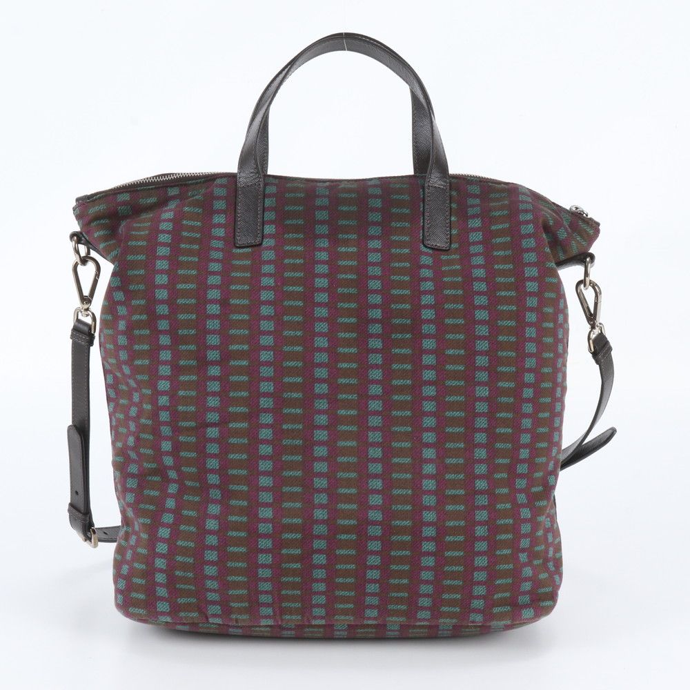 Prada Leather 2-Way Shoulder Bag Crossbody — view 4