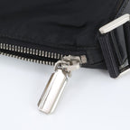 Prada Tessuto Nylon Triangle Logo Shoulder Bag Crossbody Messenger Black — view 8