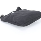 Prada Tessuto Nylon Triangle Logo Shoulder Bag Crossbody Messenger Black — view 5