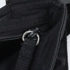 Prada Tessuto Nylon Triangle Logo Shoulder Bag Crossbody Messenger Black — view 8