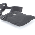 Prada Tessuto Nylon Leather Shoulder Bag Crossbody Black — view 5