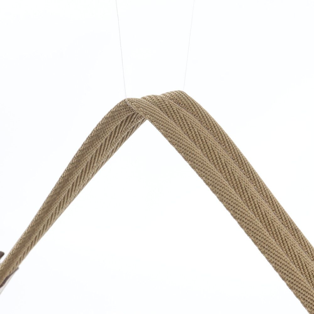 Prada Leather Handbag Mesh Beige Shoulder — view 2