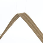 Prada Leather Handbag Mesh Beige Shoulder — view 2