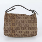 Fendi Zucchino Leather Canvas Handbag — view 3