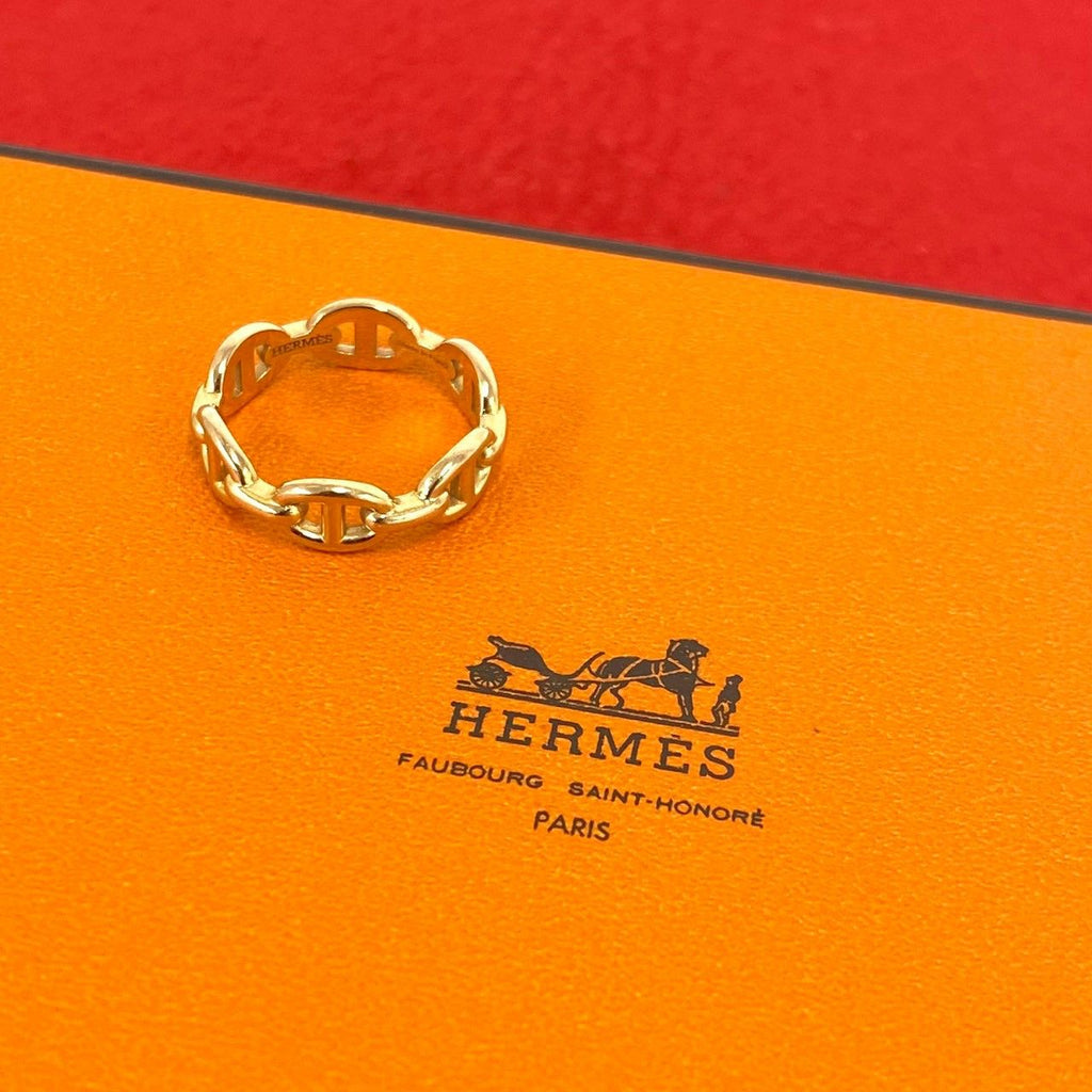 Hermes Enchainee PM Ring 18k Pink Gold
