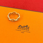 Hermes Enchainee PM Ring 18k Pink Gold