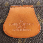 Louis Vuitton Monogram Serviette Fermoir Leather Business Bag Document Bag — view 8