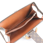 Louis Vuitton Monogram Serviette Fermoir Leather Business Bag Document Bag — view 7