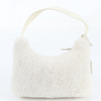 Prada Eco Fur Leather Shoulder Bag — view 3
