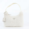 Prada Eco Fur Leather Shoulder Bag