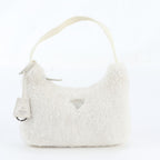 Prada Eco Fur Leather Shoulder Bag