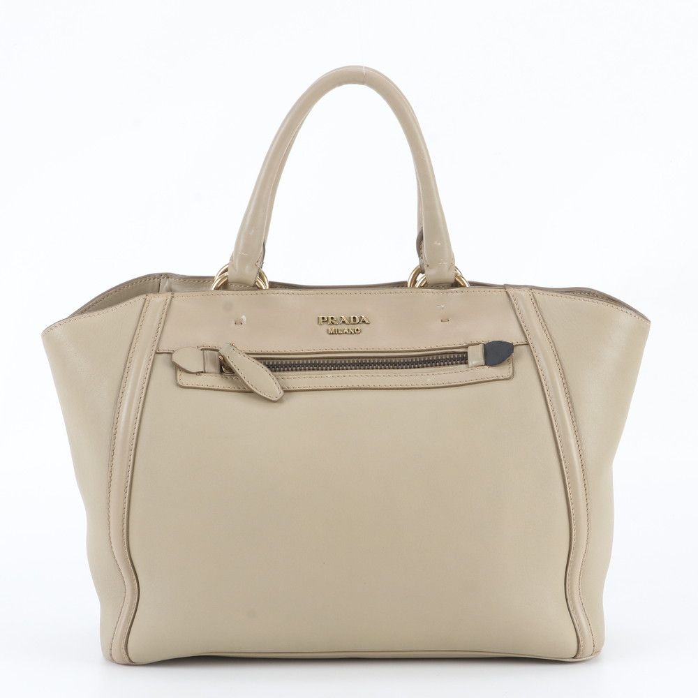 Prada Leather Tote Bag Shoulder Hand
