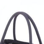 Prada Tessuto Nylon Triangle Logo Tote Bag Shoulder Hand Navy — view 2