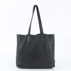 Prada Leather Tote Bag Shoulder Black — view 3