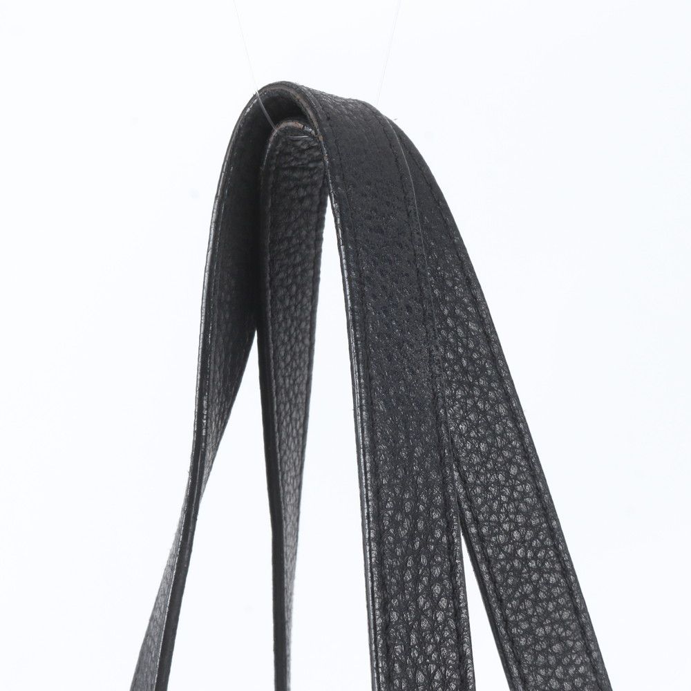 Prada Leather Tote Bag Shoulder Black — view 2