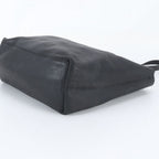 Prada Leather Tote Bag Shoulder Black — view 4
