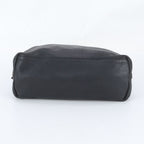 Prada Leather Tote Bag Shoulder Black — view 6