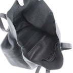 Prada Leather Tote Bag Shoulder Black — view 7