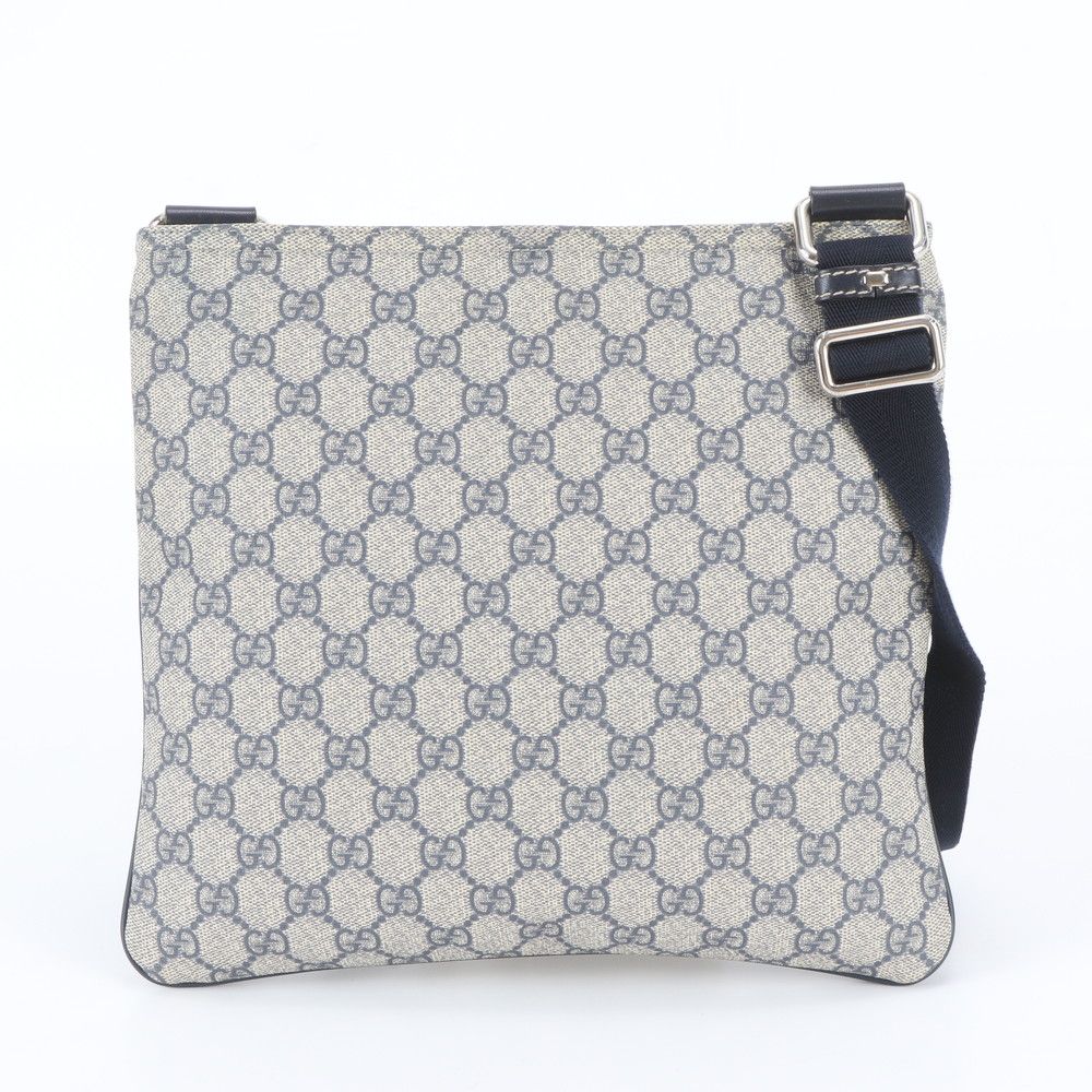 Gucci GG Supreme Leather Shoulder Bag Crossbody Messenger Business — view 3