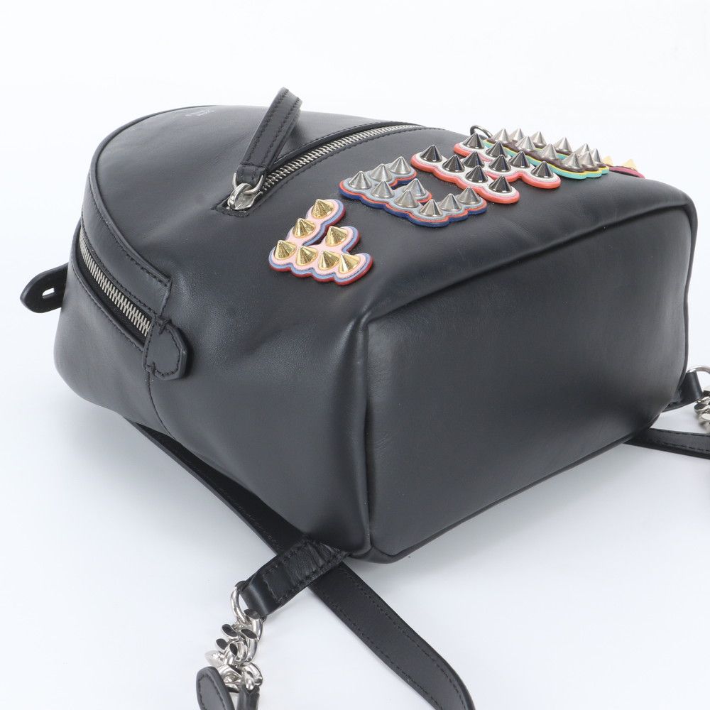 Fendi by the Way Studded Mini Backpack Leather Black — view 5