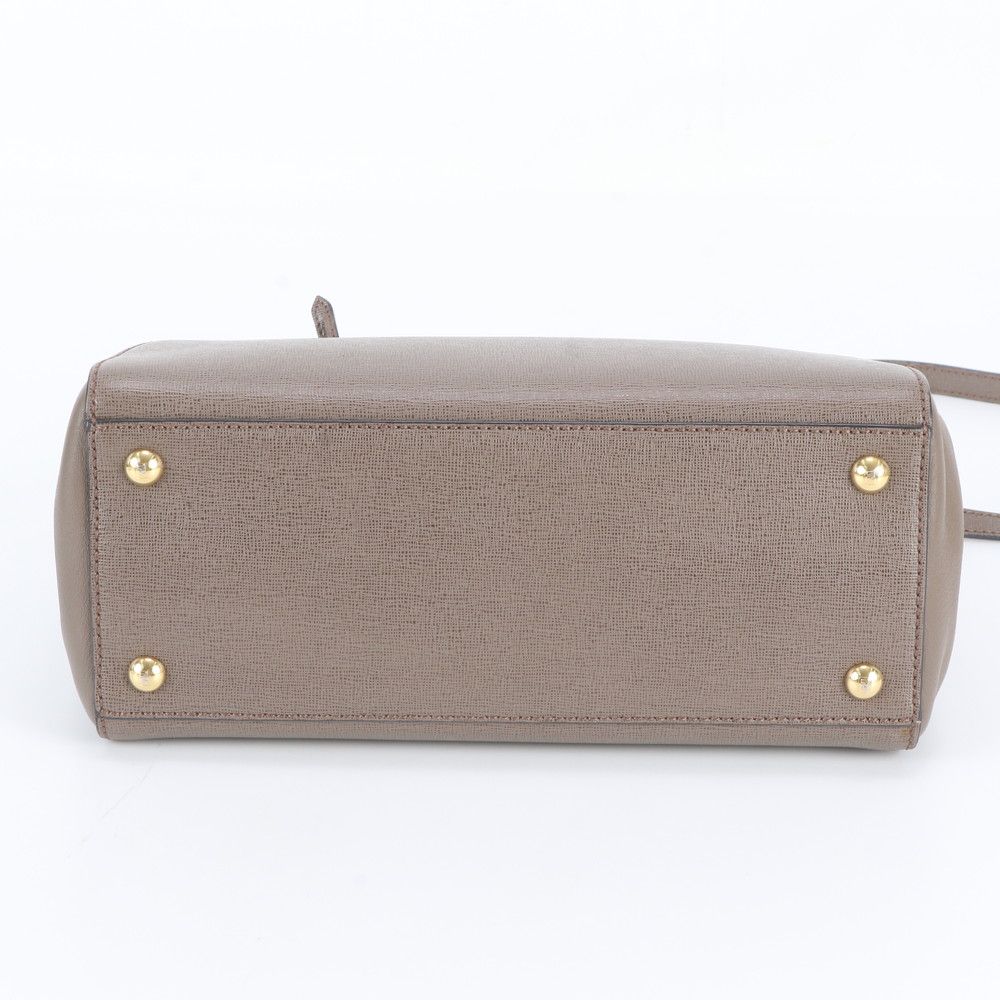 Fendi Toujours Petit Leather 2-Way Shoulder Bag Crossbody Hand — view 7