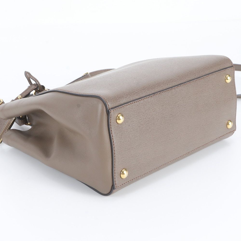 Fendi Toujours Petit Leather 2-Way Shoulder Bag Crossbody Hand — view 6