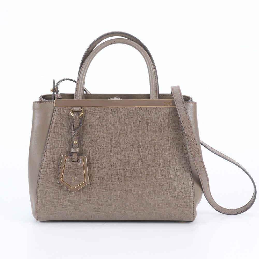 Fendi Toujours Petit Leather 2-Way Shoulder Bag Crossbody Hand