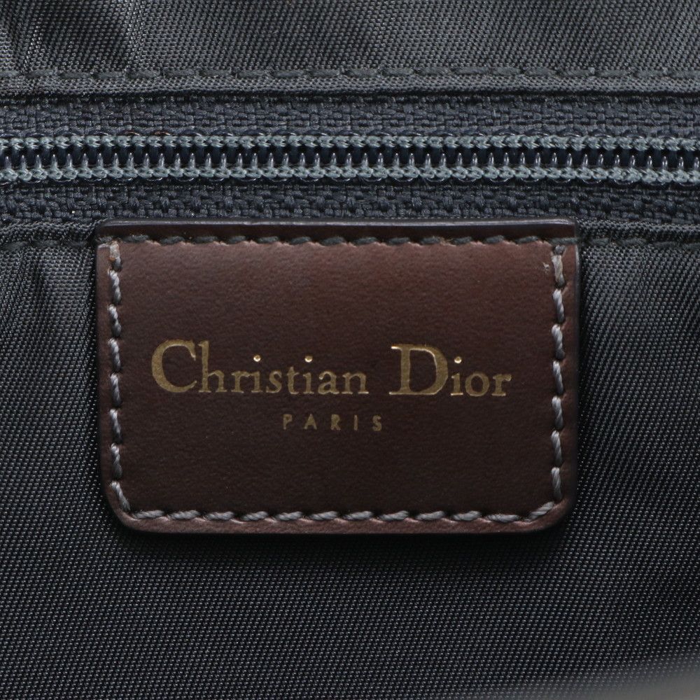 Dior Trotter Malice Pearl Leather Shoulder Bag Hand Black — view 8