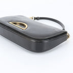 Dior Trotter Malice Pearl Leather Shoulder Bag Hand Black — view 4