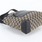 Gucci GG Canvas Leather Tote Bag Shoulder — view 5