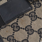 Gucci GG Canvas Leather Tote Bag Shoulder — view 8