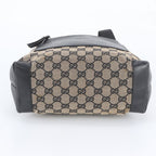 Gucci GG Canvas Leather Tote Bag Shoulder — view 6