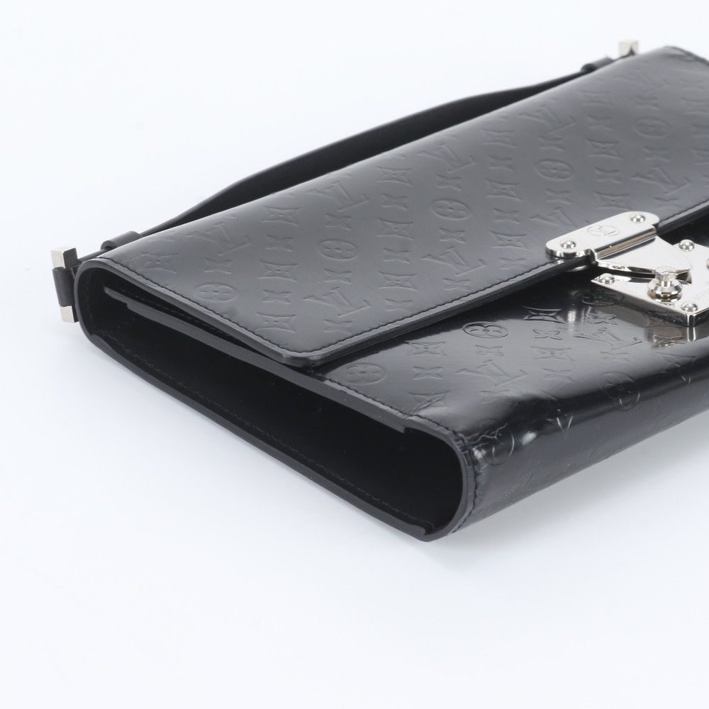 Louis Vuitton Monogram Mini Glace Anushka Leather Clutch — view 5