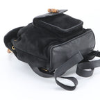 Gucci Bamboo Leather Backpack Black — view 5