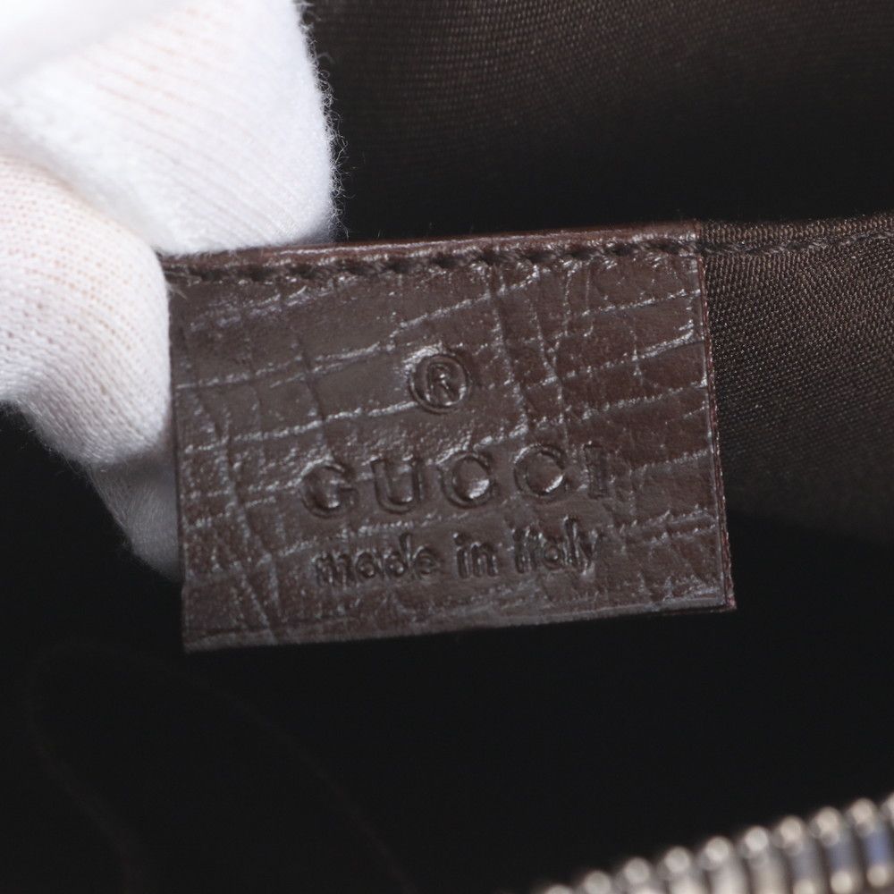 Gucci GG Supreme Leather Shoulder Bag Crossbody Messenger Business — view 8