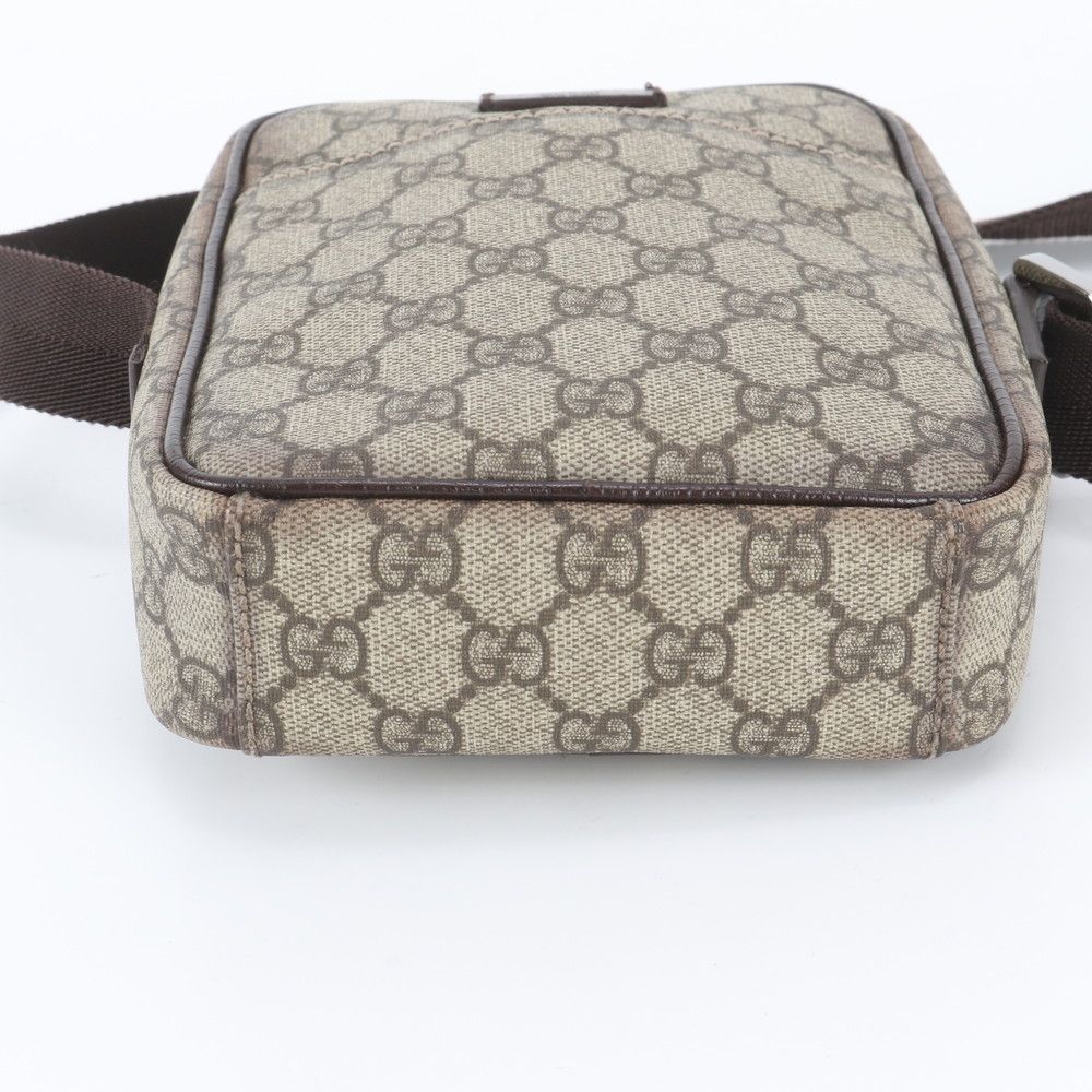 Gucci GG Supreme Leather Shoulder Bag Crossbody Messenger Business — view 6