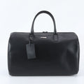 Gucci Leather Boston Bag Tote Carry Black