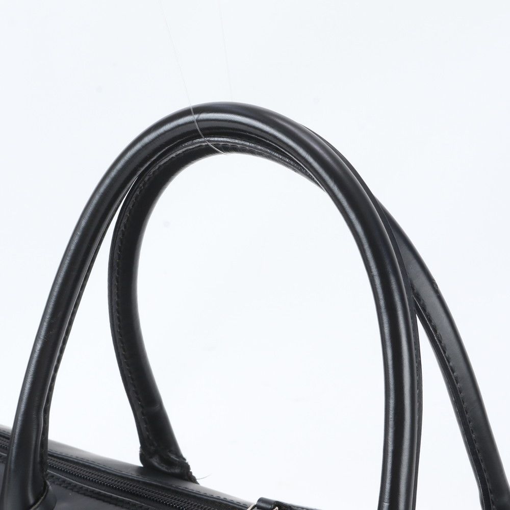 Gucci Leather Boston Bag Tote Carry Black — view 2