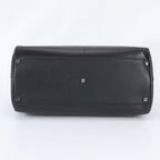 Gucci Leather Boston Bag Tote Carry Black — view 6